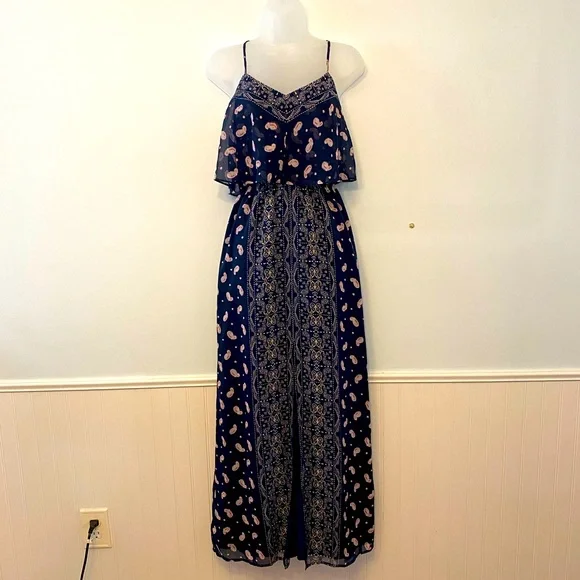 open lace back dress Vera Wang: Maely main image 1